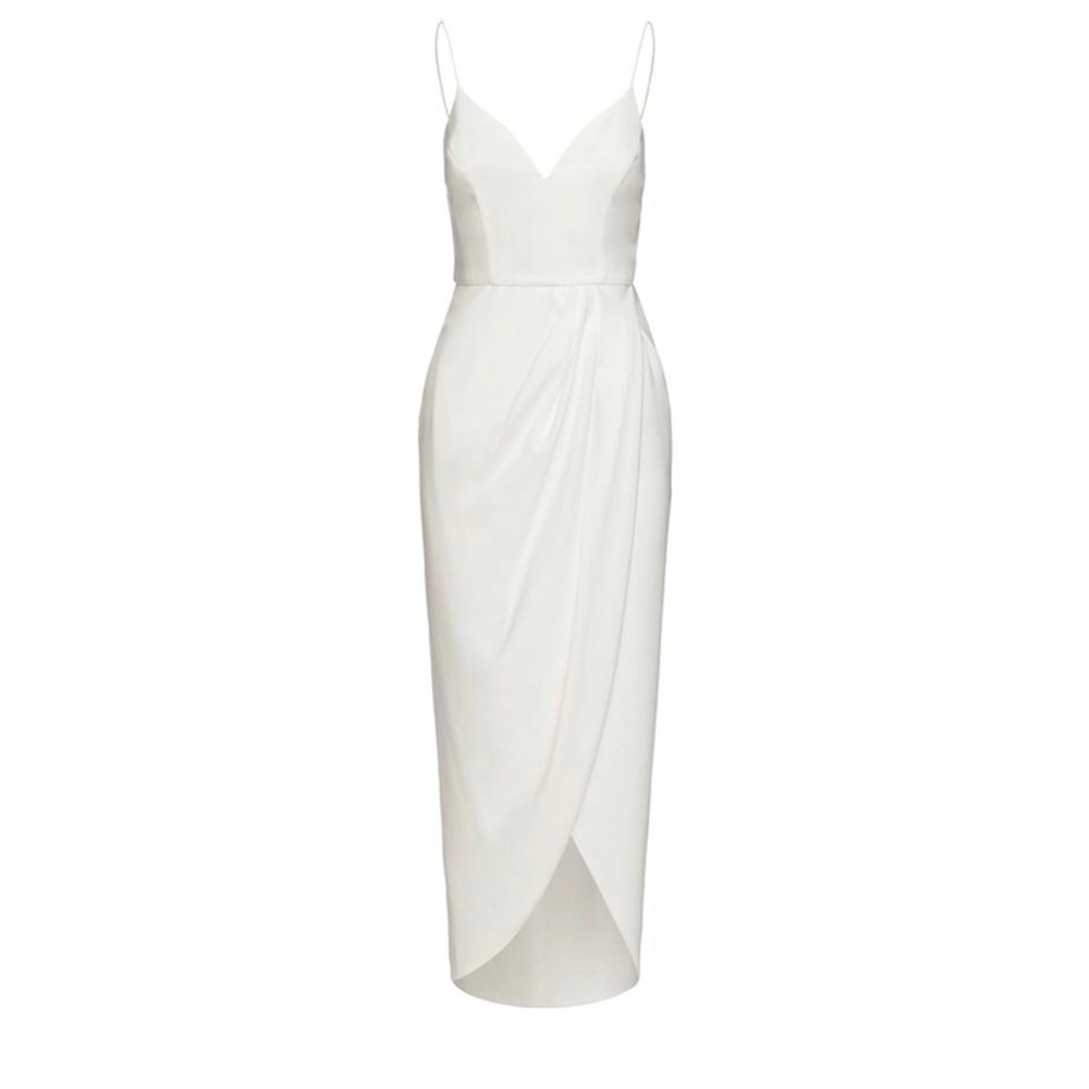 Shona Joy Core Cocktail Dress-Ivory